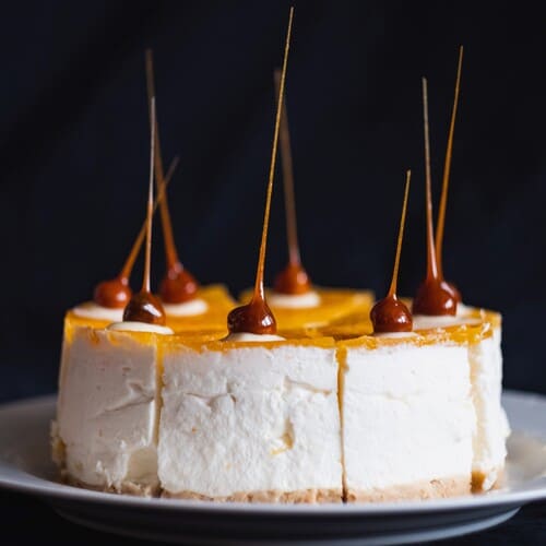 Mango cheesecake